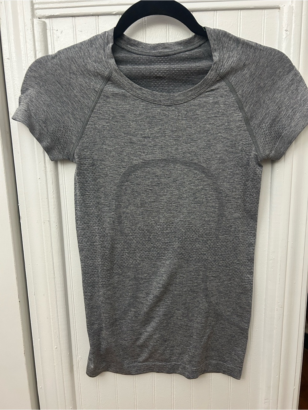 Gray Women's Short Sleeve Performance Top
